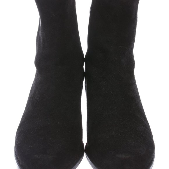 Stuart Weitzman Easyon Reserve  Suede Ankle Boots - Picture 2 of 6